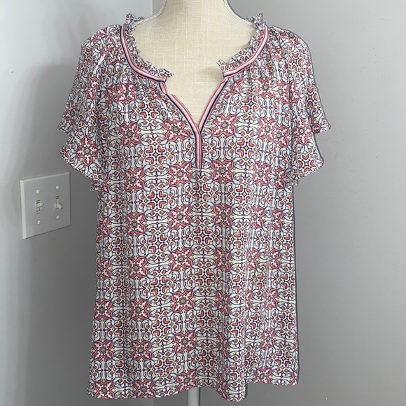 Max Studio Tops - Max Studio Flutter Sleeve Blouse